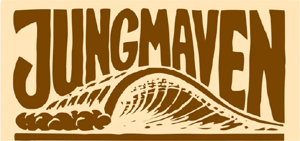 Jungmaven logo sticker cropped